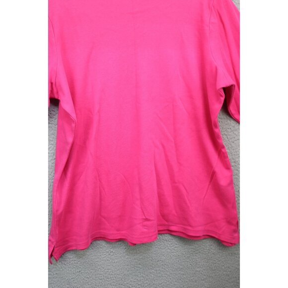 Quacker Factory Embroidered Rhinestones 3/4 Sleeve Tunic-Large-Cottagecore - Picture 12 of 13